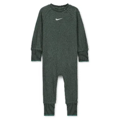 Nike Readyset Baby (12-) Cable Knit Coverall In Green