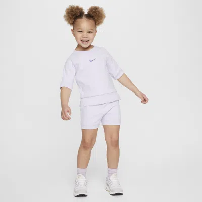 Nike Babies' Readyset Toddler Shorts Set In Purple