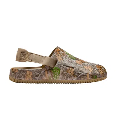 Pre-owned Nike Realtree X Calm Mule 'edge Camo' | Brown | Men's Size 7