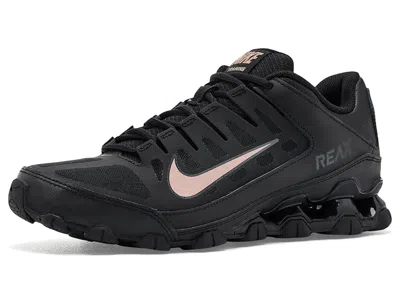 Nike Reax 8 Trainer Mesh Women's Shoes Black/metallic Rose Gold/anthracite: 6 B - Medium, Textile