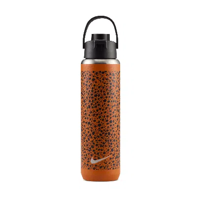 Nike Recharge Stainless Steel Chug Bottle (24 Oz) In Orange