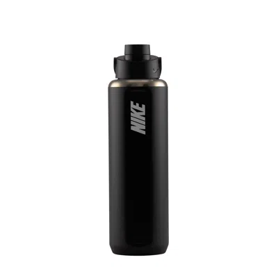 Nike Recharge Stainless Steel Chug Bottle (32 Oz) In Black
