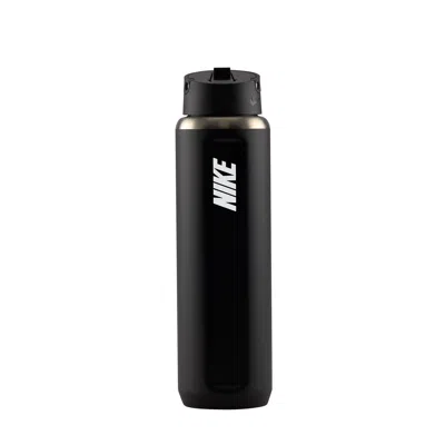 Nike Recharge Stainless Steel Straw Bottle (24 Oz) In Black