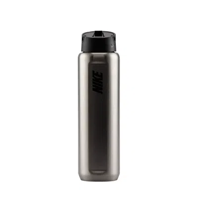 Nike Recharge Stainless Steel Straw Bottle (24 Oz) In Gray