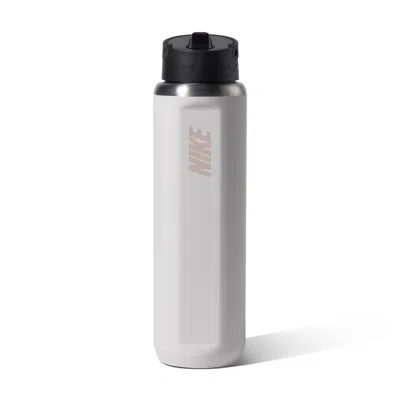 Nike Recharge Stainless Steel Straw Bottle (24 Oz) In Gray