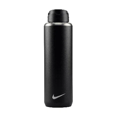 Nike Recharge Stainless Steel Straw Bottle (32 Oz) In Black