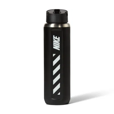 Nike Recharge Stainless-steel Straw Bottle (24oz) In Black