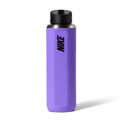 Nike Recharge Stainless-steel Straw Bottle (32oz) In Purple