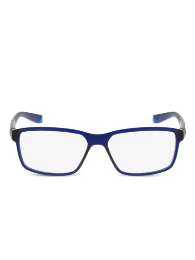 Nike Rectangle-frame Glasses In Blue