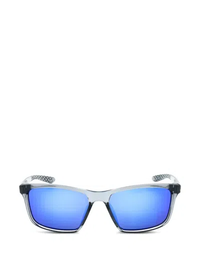 Nike Rectangle Valiant Sunglasses In White