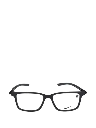 Nike Rectangle-frame Glasses In Black