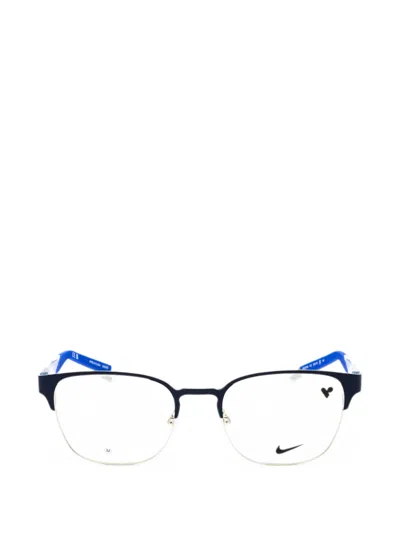 Nike Rectangle-frame Glasses In Blue