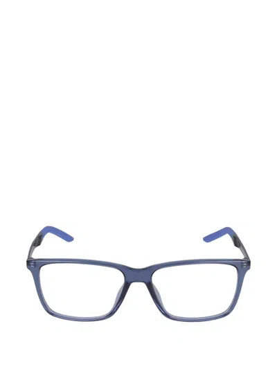 Nike Rectangle-frame Glasses In Blue