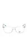 Nike Rectangle-frame Glasses In Transparent
