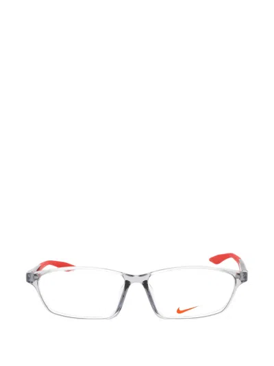 Nike Rectangle-frame Glasses In Gray