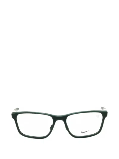 Nike Rectangle-frame Glasses In Green