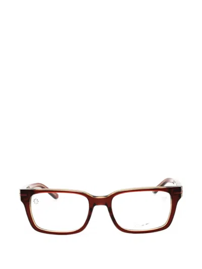 Nike Rectangle-frame Glasses In Red