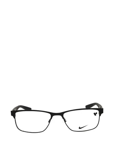 Nike Rectangle-frame Glasses In Black