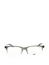 Nike Rectangle-frame Glasses In Silver