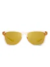 Nike Rectangular-frame Sunglasses In Yellow