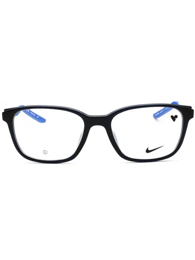 Nike Rectangular Men's Eyeglasses 7278 In Black