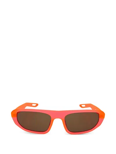Nike Rectangular Sunglasses In Orange