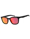 Nike Rectangular Unisex Sunglasses With Premium Design In Black