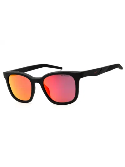 Nike Rectangular Unisex Sunglasses With Premium Design In Black