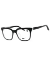 Nike Rectangular Women's Eyeglasses In Black
