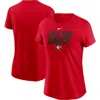 Nike Women's Red Georgia Bulldogs Local Ultimate Chant T-shirt In Red