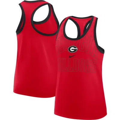 Nike Red Georgia Bulldogs Primetime Tri-blend Racerback Tank Top