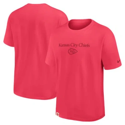 Nike Red Kansas City Chiefs Glory Max90 T-shirt In Pink