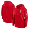 Nike Red Kansas City Chiefs Phoenix Rewind Full-zip Hoodie In Red