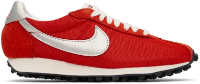 Nike Low Top Rubber Sole Sneakers In Red