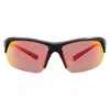 Nike Red Mirror Wrap Men's Sunglasses  Skylon Ace M Mi Dv2163 010 69