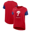 Nike Red Philadelphia Phillies Flowy T-shirt