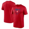 NIKE NIKE RED PHILADELPHIA PHILLIES HOME PLATE ICON LEGEND PERFORMANCE T-SHIRT