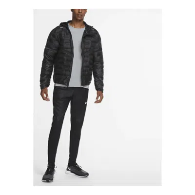 Nike Reflective Logo Running Sports Down Jacket Black