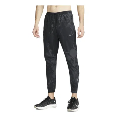 Nike Reflective Quick-drying Running Training Breathable Sports Cuff Pants 'black'