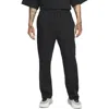 Nike Primary Fleece Dri-fit Uv Tapered Performance Pants In Black/black