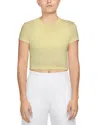 Nike Relaxed Cropped Tee In Brown