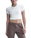 Nike Relaxed Cropped Tee In White