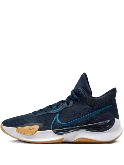 Nike Renew Elevate Iii "navy Gum" Sneakers