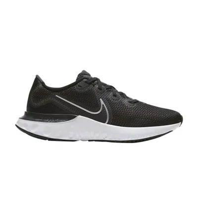 Pre-owned Nike Renew Run Gs 'black Metallic Silver' | Kid's Size 5