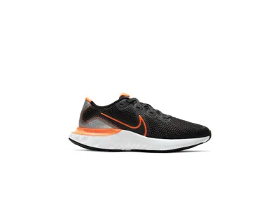 Pre-owned Nike Renew Run Total Orange Sneakers In Black/chrome/particle Grey In Multi