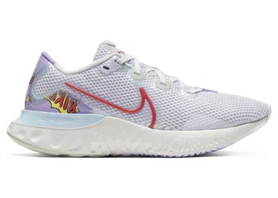 Pre-owned Nike Renew Run (women's) Sneakers In Barely Grape/magic Ember In Multi