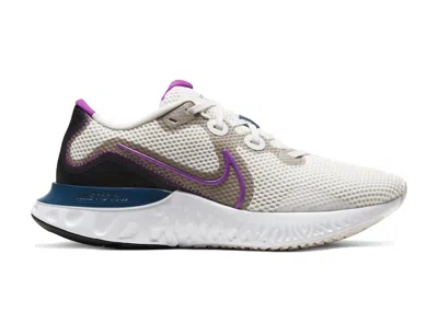 Pre-owned Nike Renew Run (women's) Sneakers In Platinum Tint/white/black In Multi