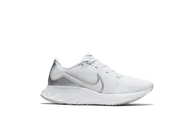 Pre-owned Nike Renew Run (women's) Sneakers In Pure Platinum/white/metallic Silver