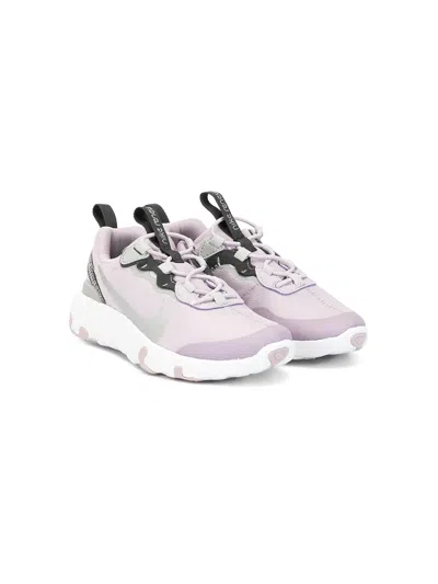 Nike Kids' Renew Swoosh Embroidered Sneakers In Purple
