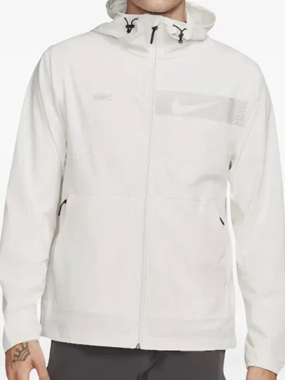 Nike Repel Hooded Zip-up Jacket In Neutral